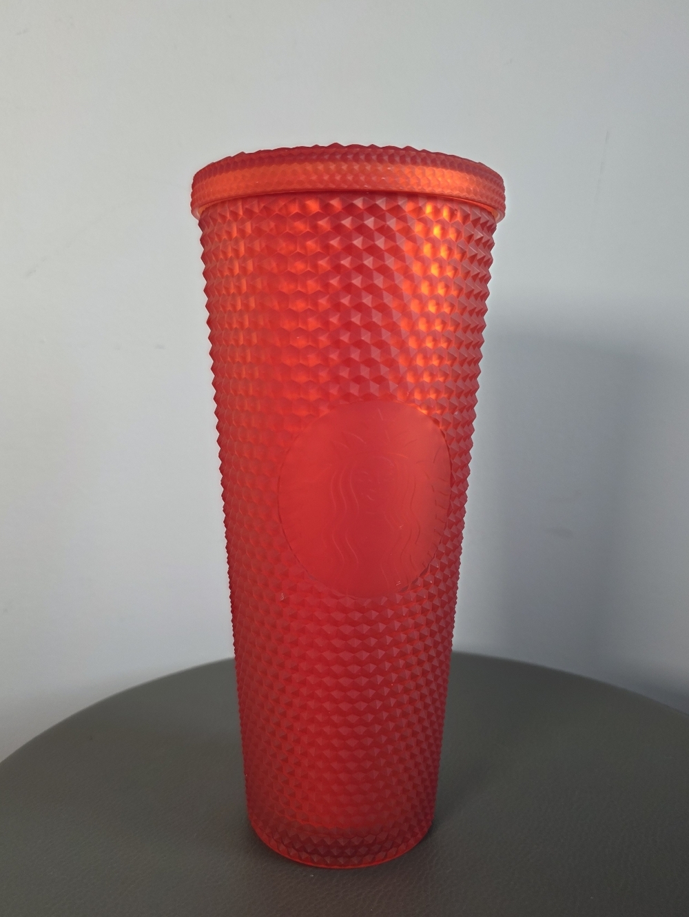Starbucks Studded Red Tumbler 24 oz Cold Cup with Lid Reusable Coffee Travel Cup
